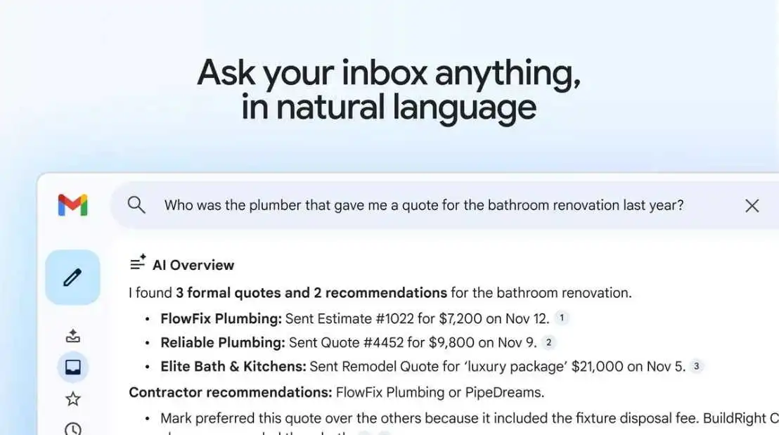 Google triển khai thay đổi lớn với Gmail, tác động mạnh đến trải nghiệm email