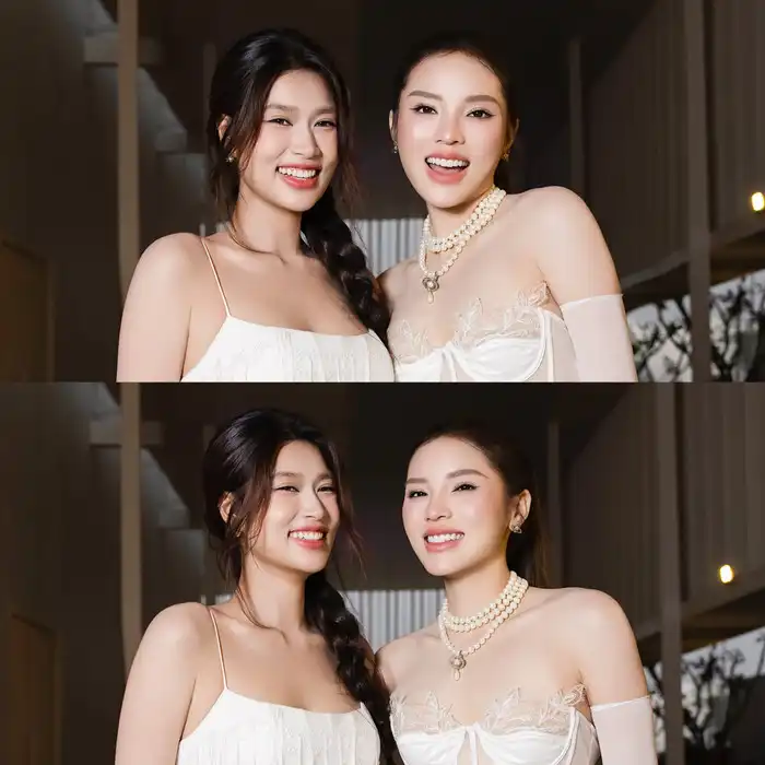 Kỳ Duyên và Thiên Ân đã đồng hành cùng nhau trong 1 năm qua. Ảnh: FBNV