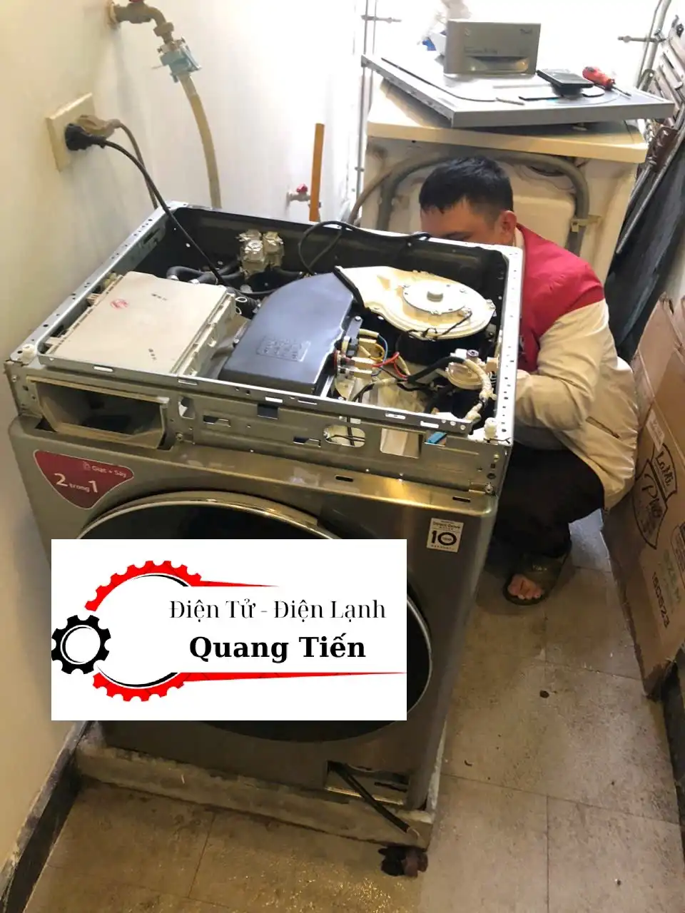 9 Lý do nên chọn sửa máy giặt tại nhà Hà Nội của Điện Tử Điện Lạnh Quang Tiến